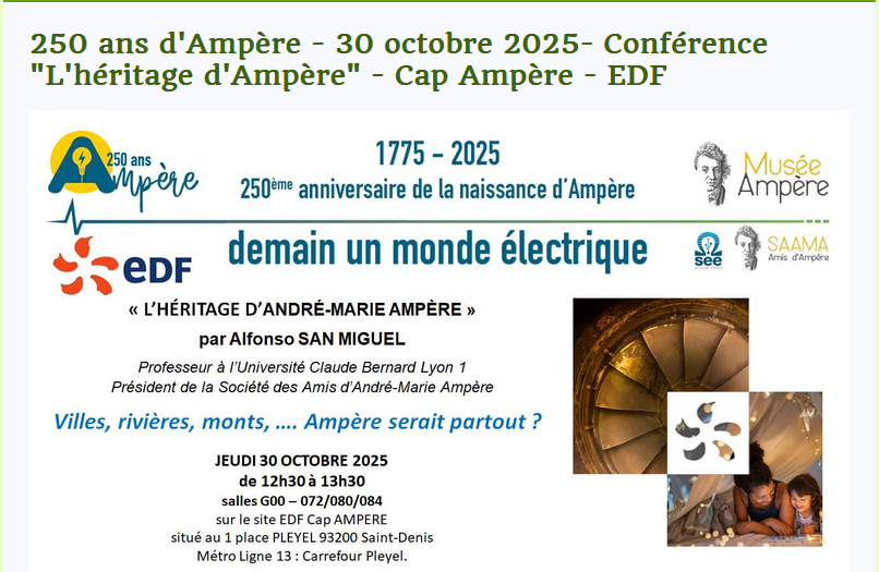 L'héritage d'AndréMarie Ampère Ampère 2025 — free download